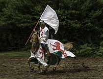 Un chevalier sur un cheval - Agrandir l'image (fenêtre modale)